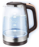 Чайник Centek CT-0065 /беж., стекло, 1,7л, 2200Вт